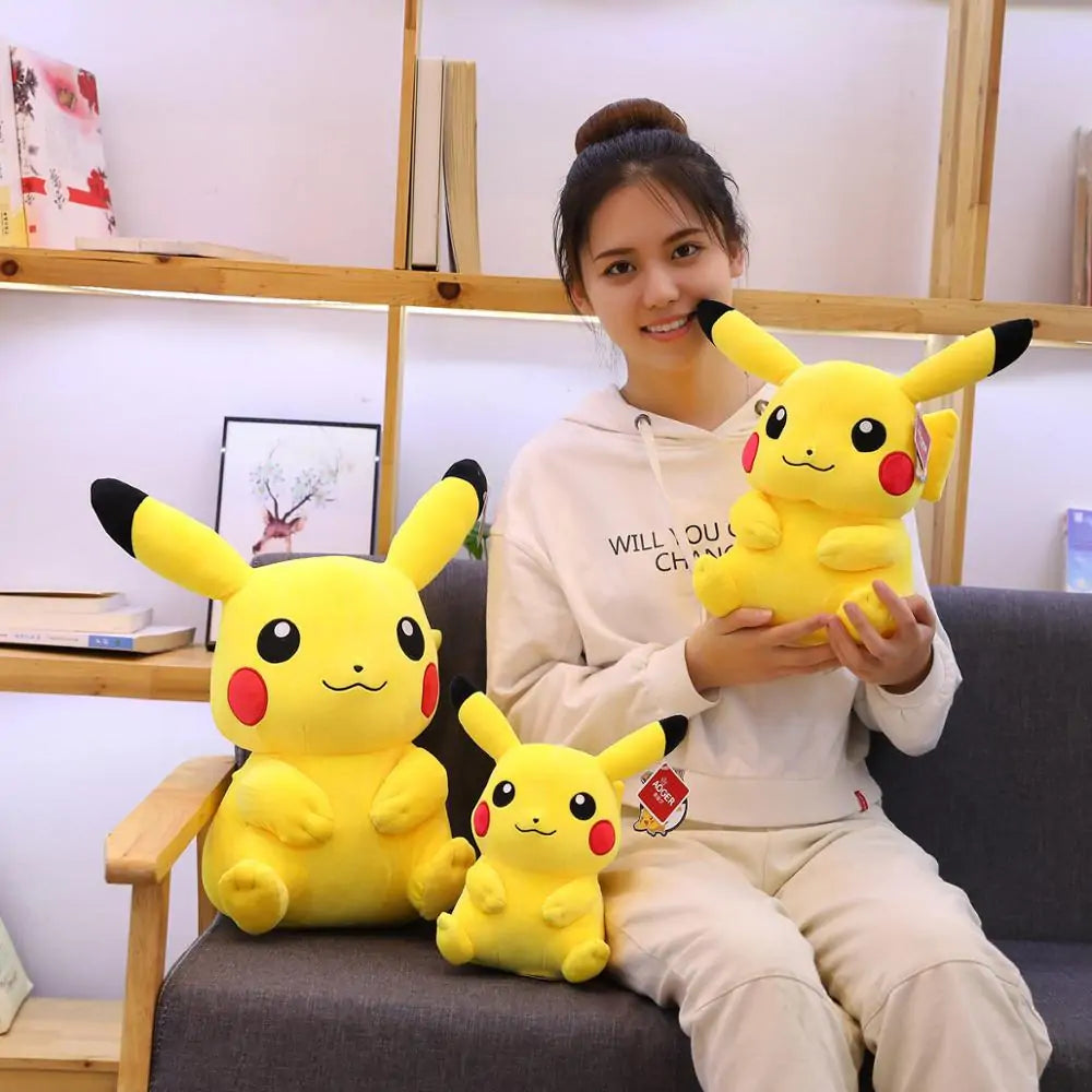 Muñeco de Peluche de Pikachu de Tamaño Grande